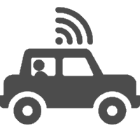 Self-Driving Car Icon